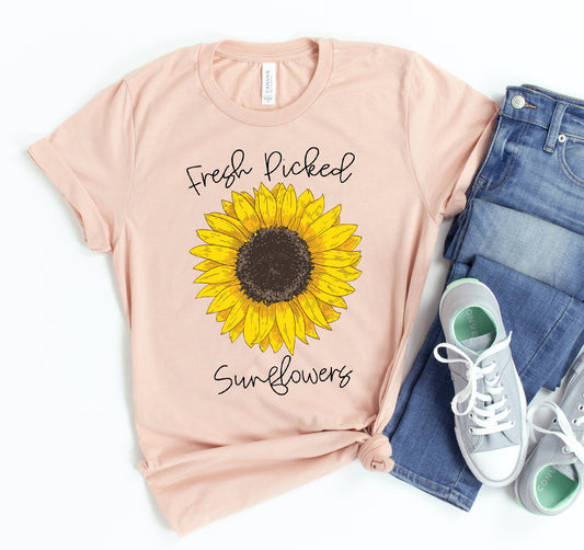 Fresh Picked Sunflowers T-shirt